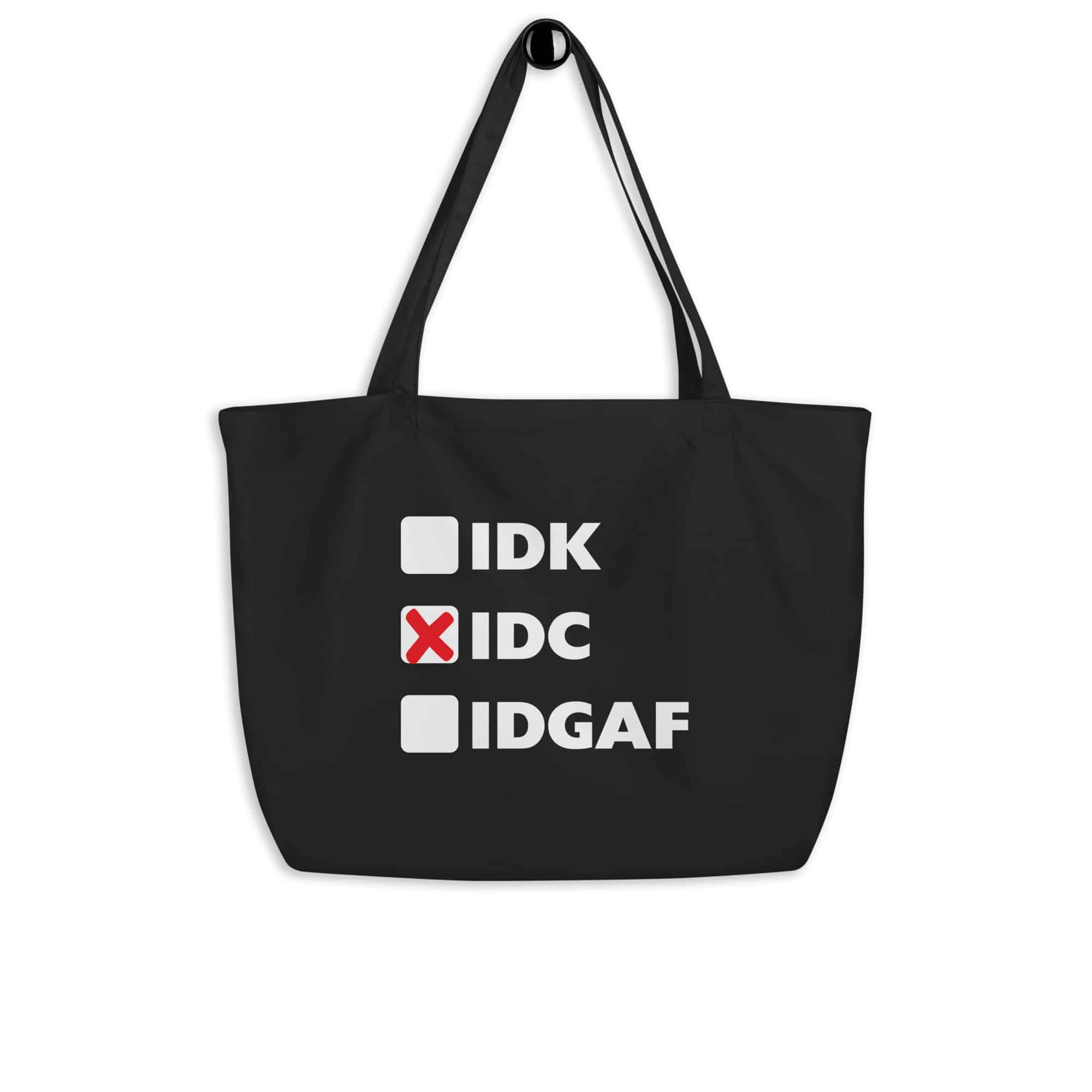 IDC Large Organic Tote Bag