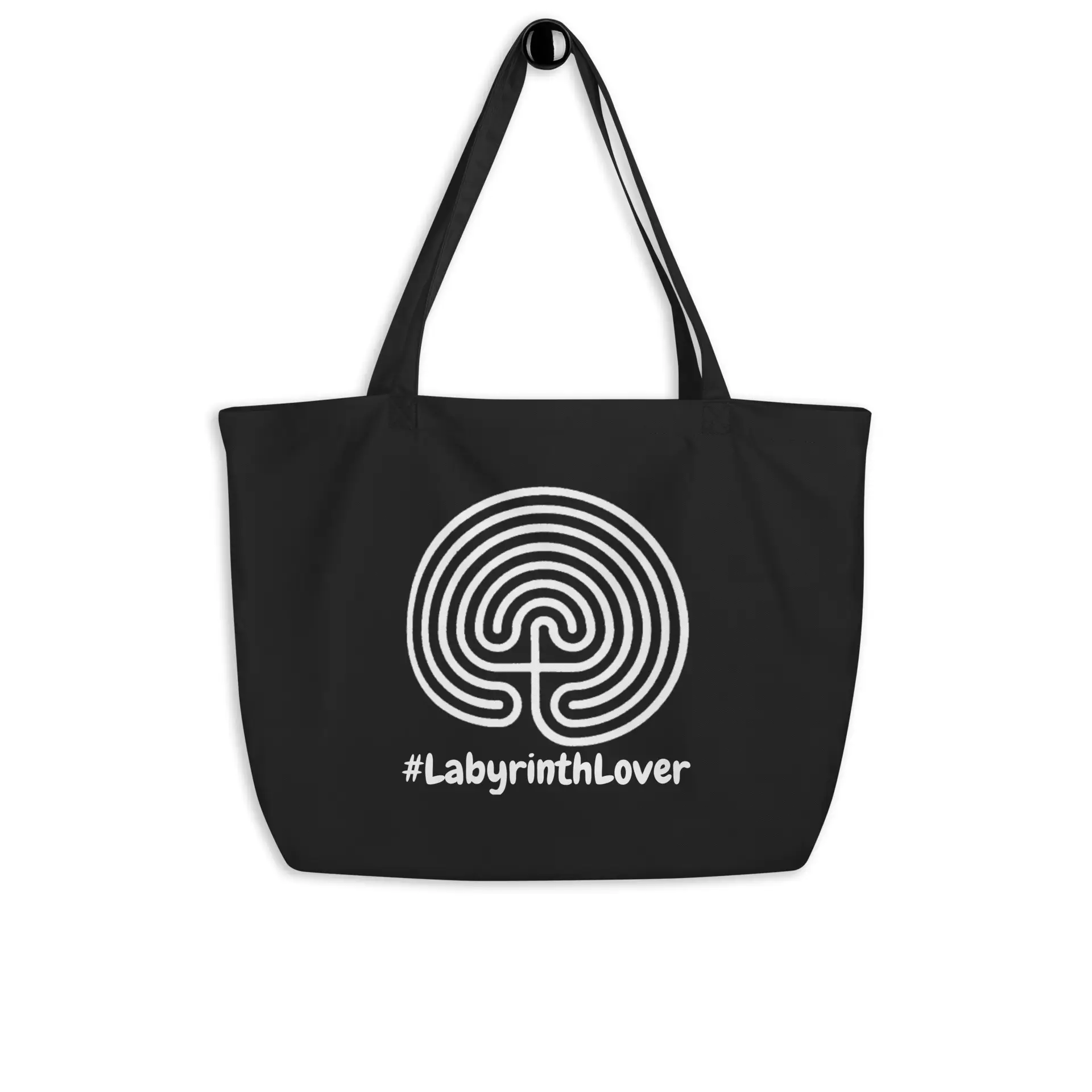 labyrinth classical labyrinth #labyrinthlover Large organic tote bag