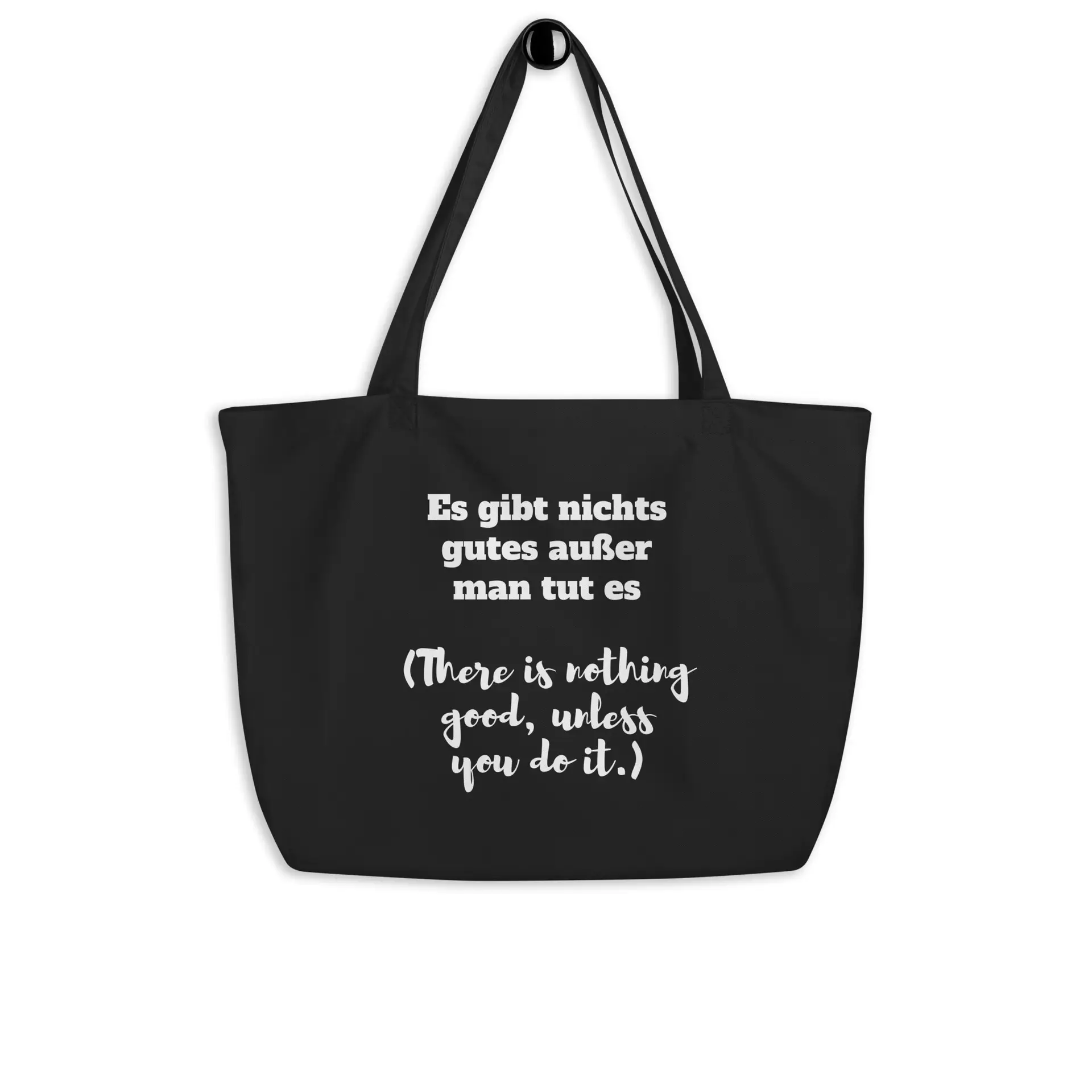 Nothing Good Large Organic Tote Bag