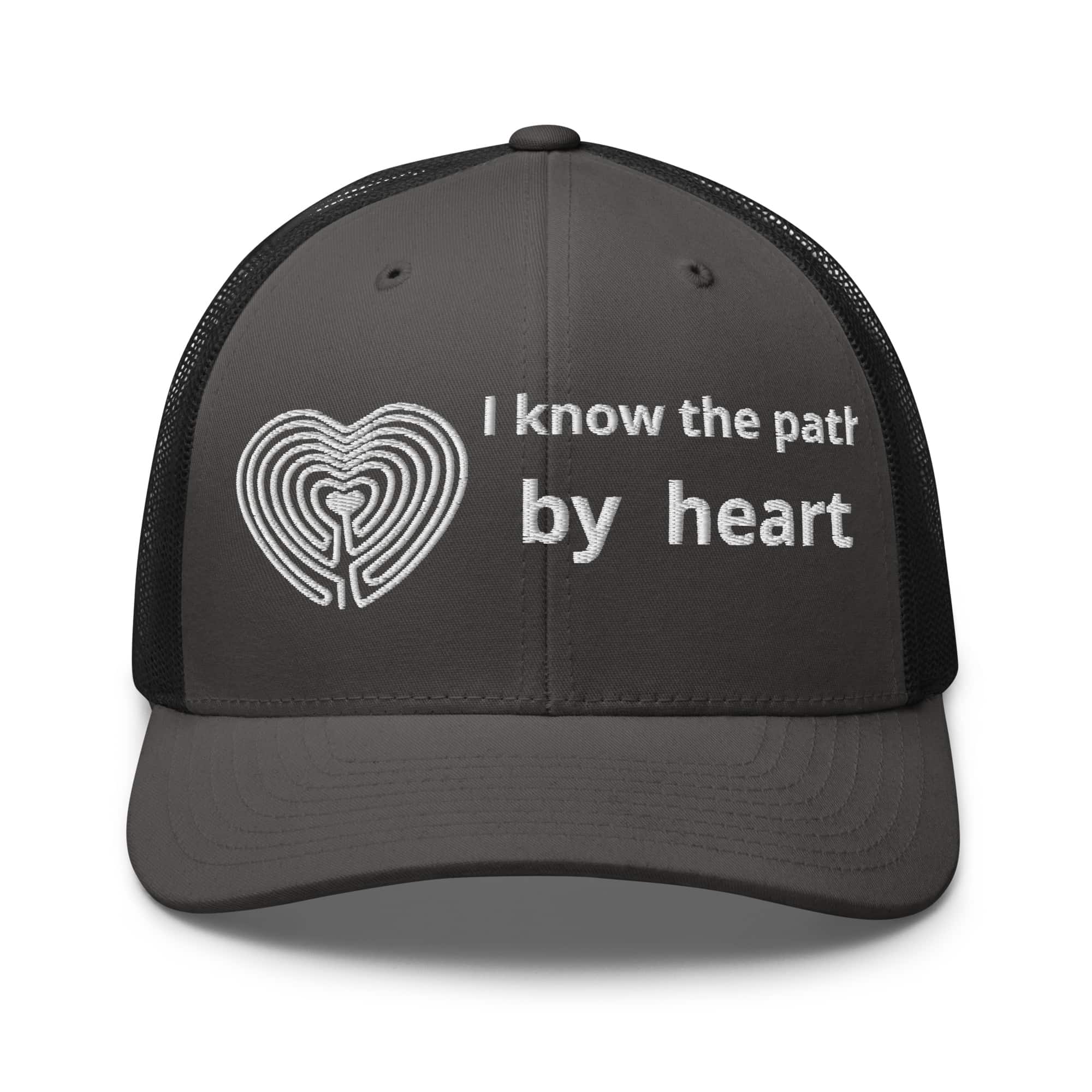 Labyrinth heart labyrinth I know the path by heart Trucker Cap