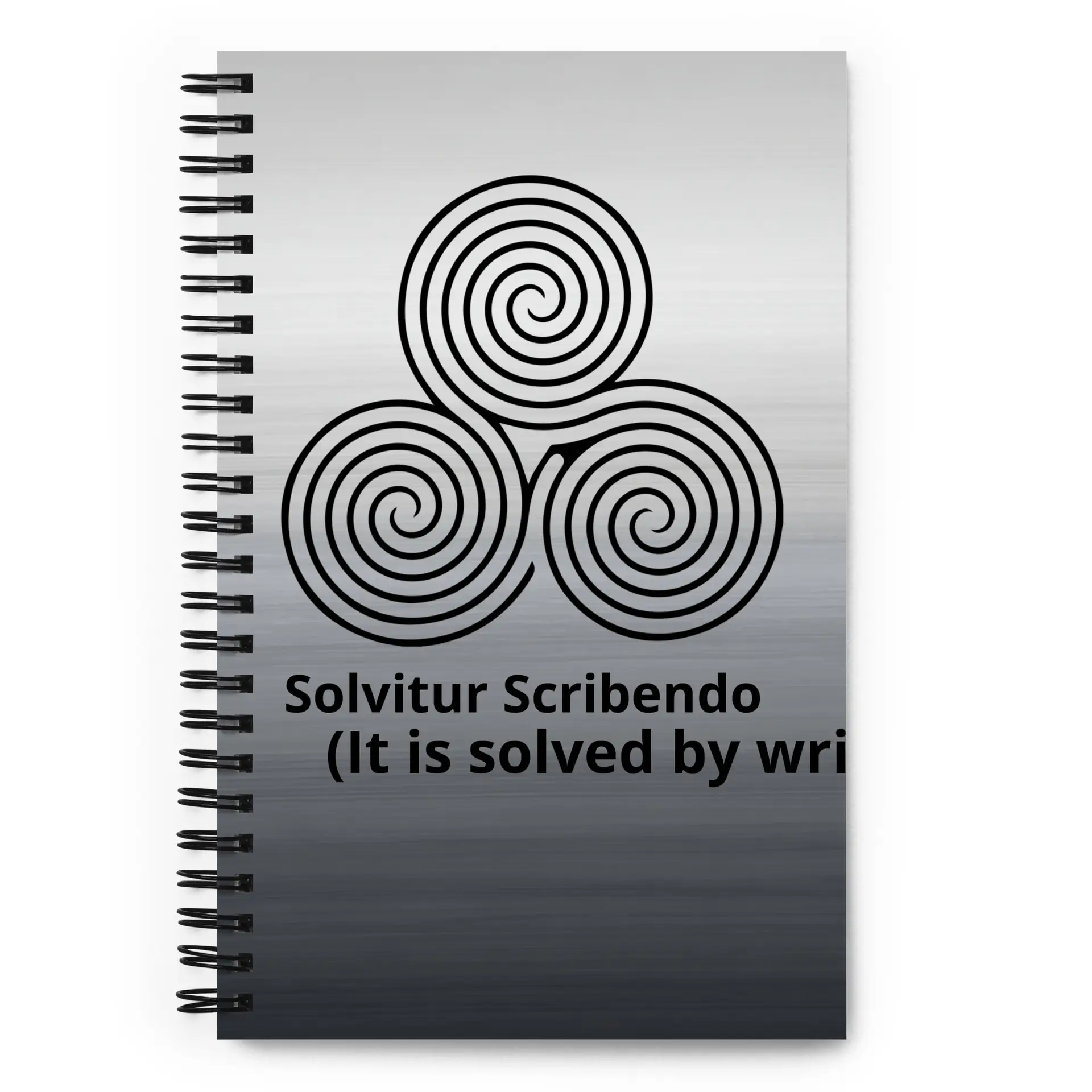 labyrinth triple spiral labyrinth solvitur scribendo Spiral notebook