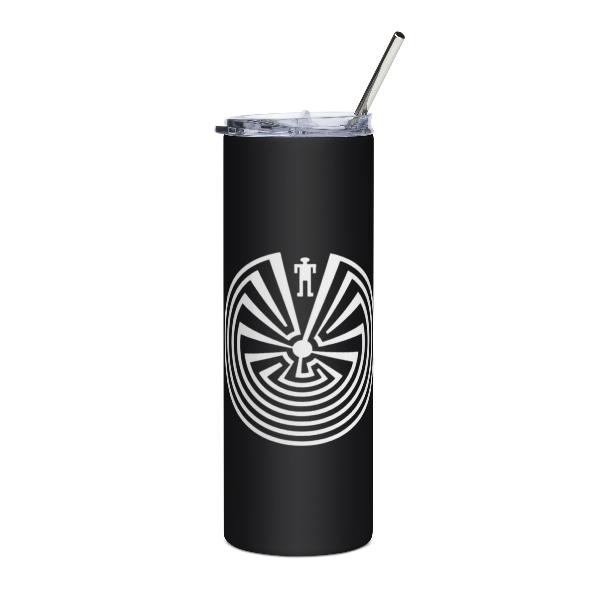 Labyrinth Man in the Maze (v2) Stainless steel tumbler