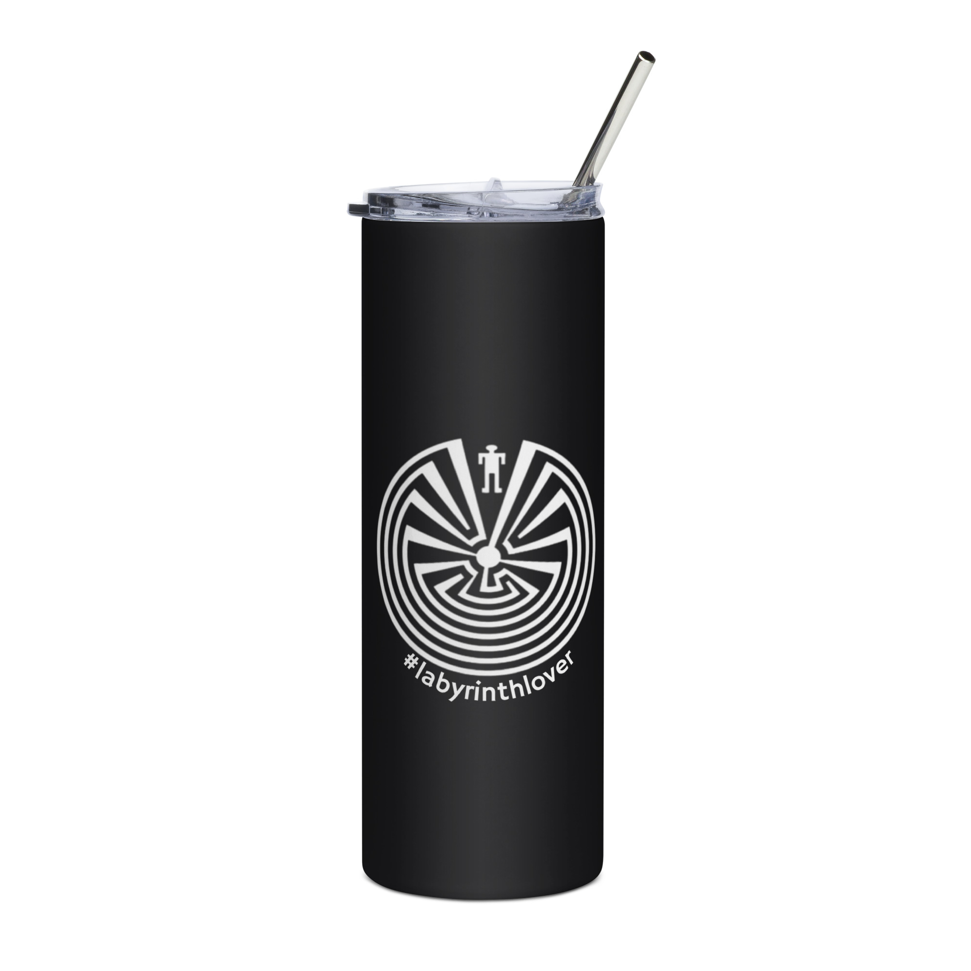 Labyrinth Man in the Maze #labyrinthlover (v2) Stainless steel tumbler