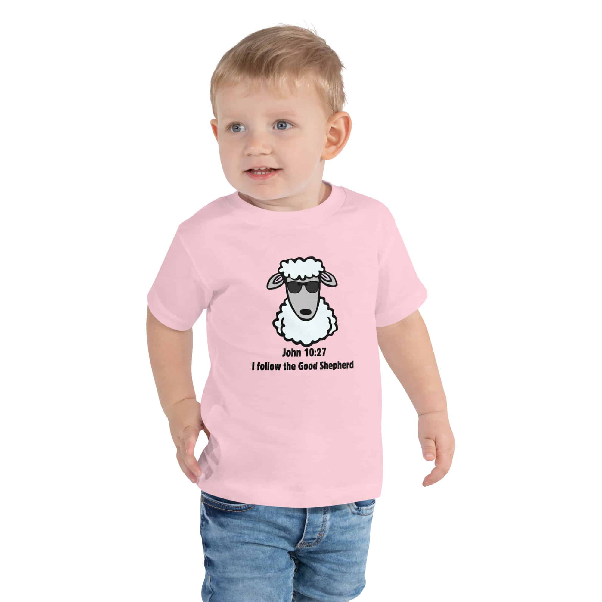 John 10:27 Cool Shepherd Toddler Short Sleeve Tee