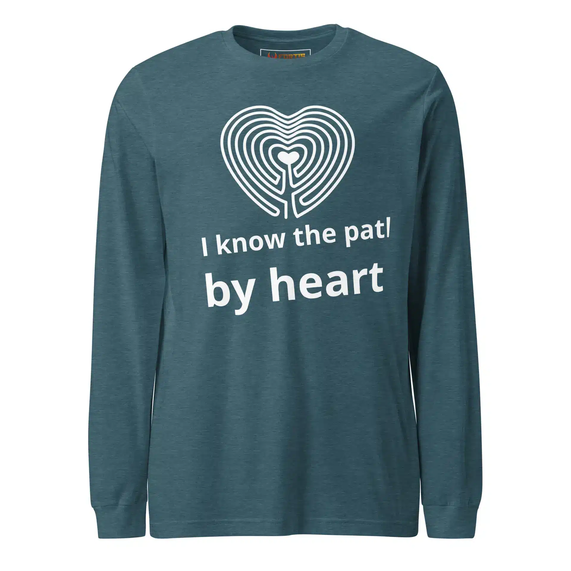 Labyrinth heart labyrinth I know the path by heart Unisex Long Sleeve Tee