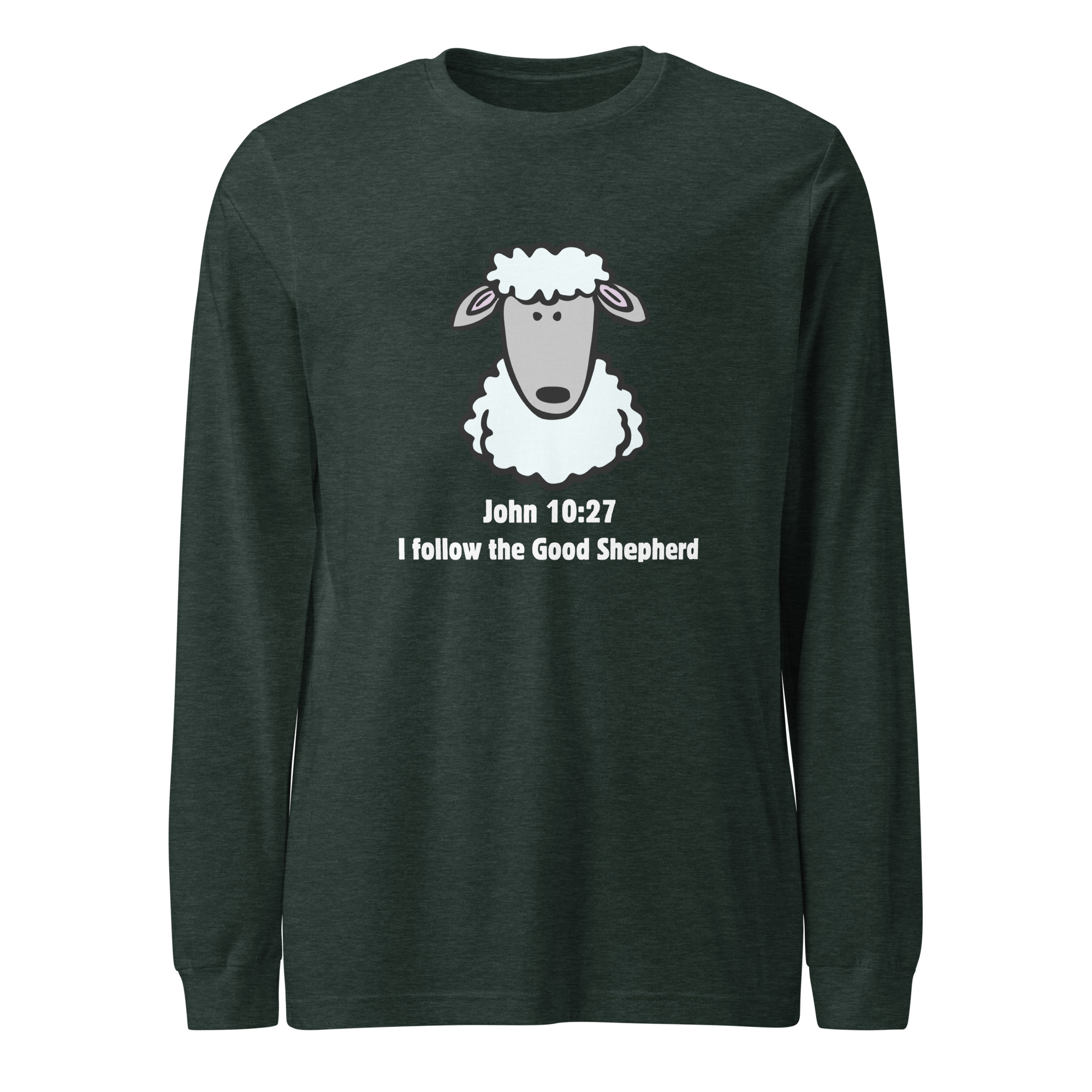 John 10:27 Good Shepherd Unisex Long Sleeve Tee