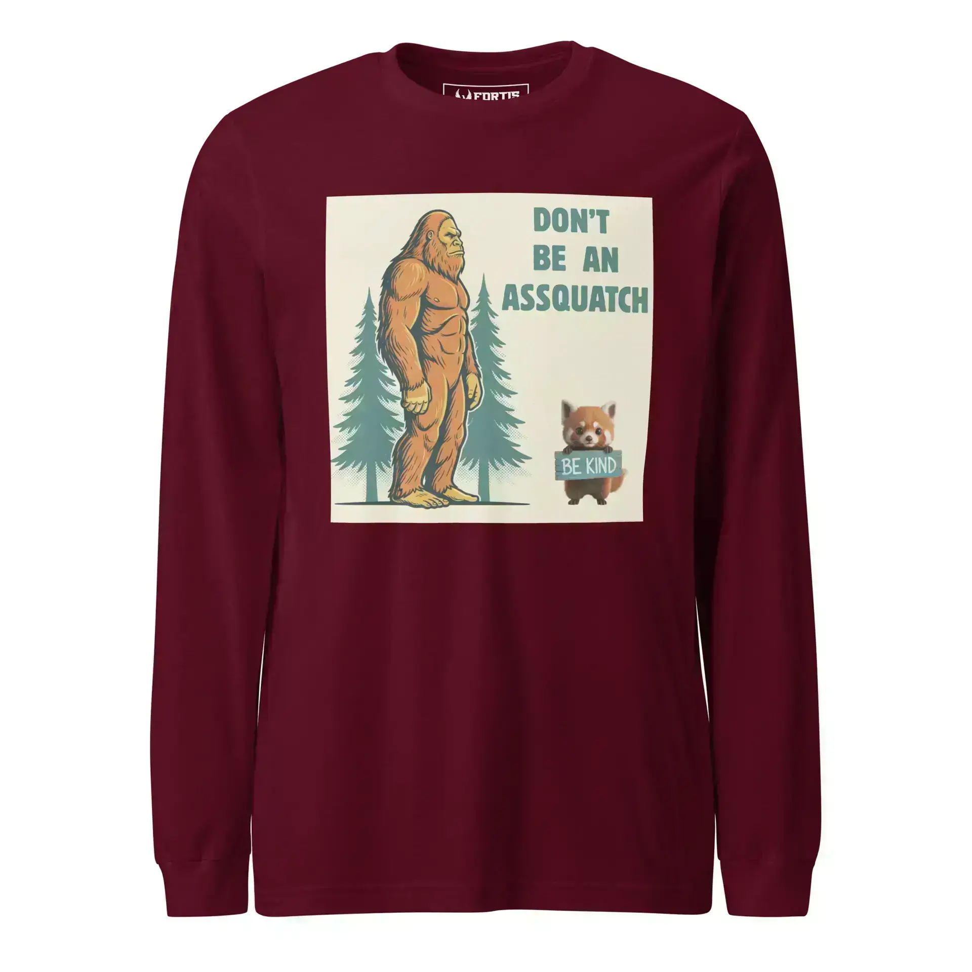 Sasquatch, Assquatch (v2) Unisex Long Sleeve Tee