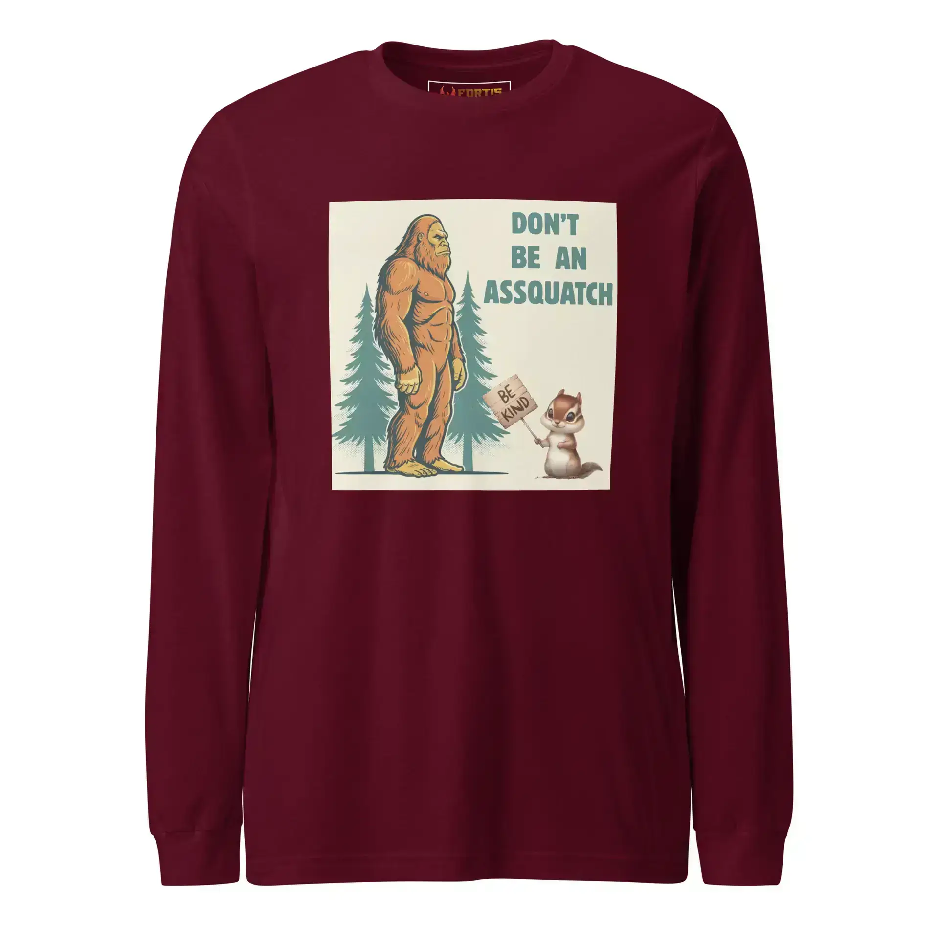 Sasquatch, Assquatch (v1) Unisex Long Sleeve Tee