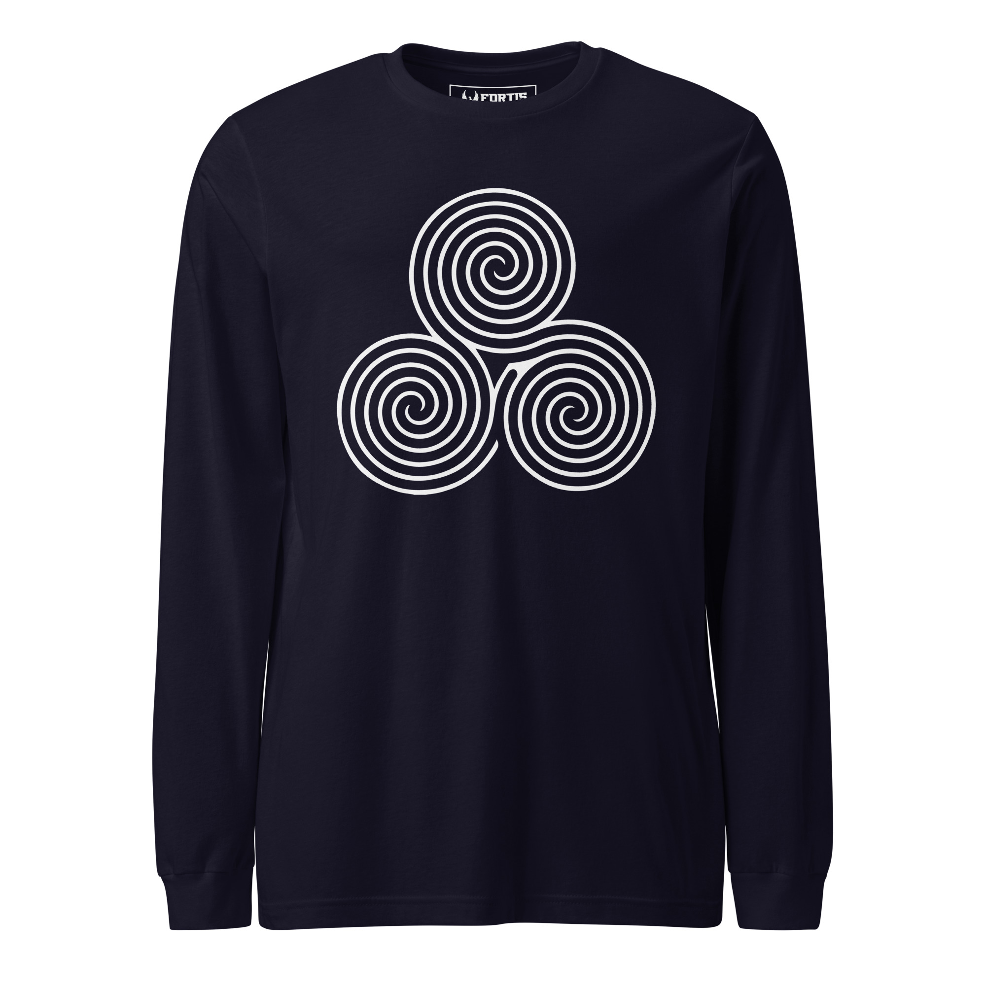 Labyrinth Triple Spiral Long Sleeve Tee
