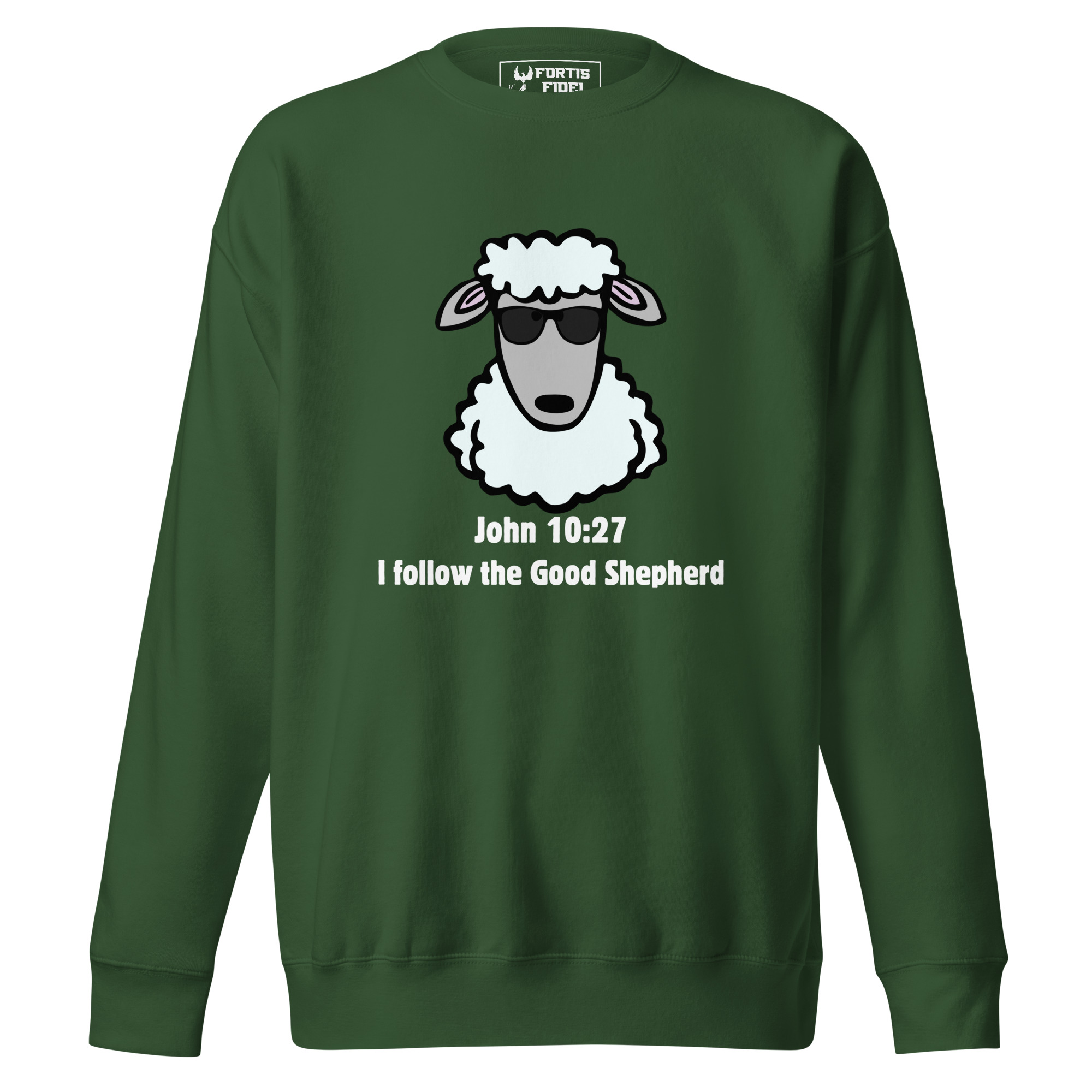 John 10:27 Cool Shepherd (v2) Unisex Premium Sweatshirt