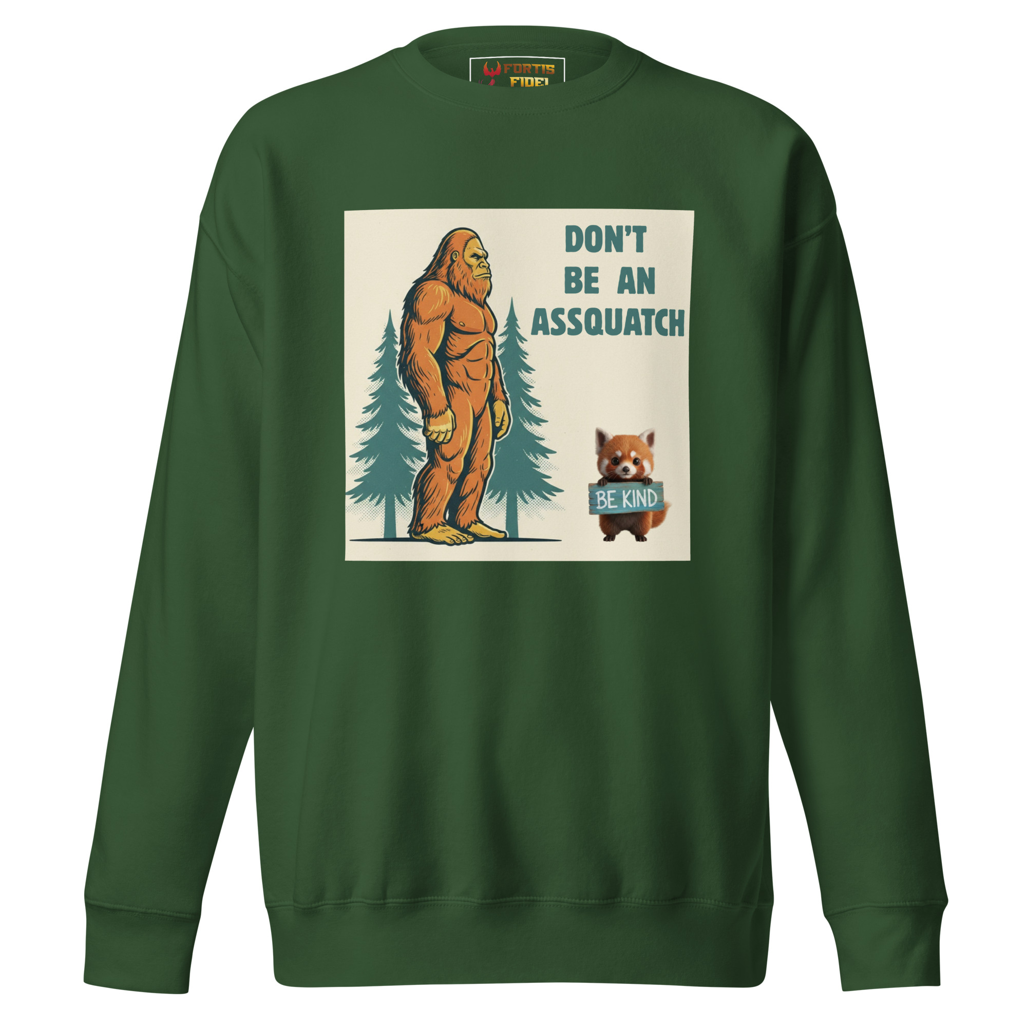 unisex-premium-sweatshirt-forest-green-front-696e30b450fe8.jpg