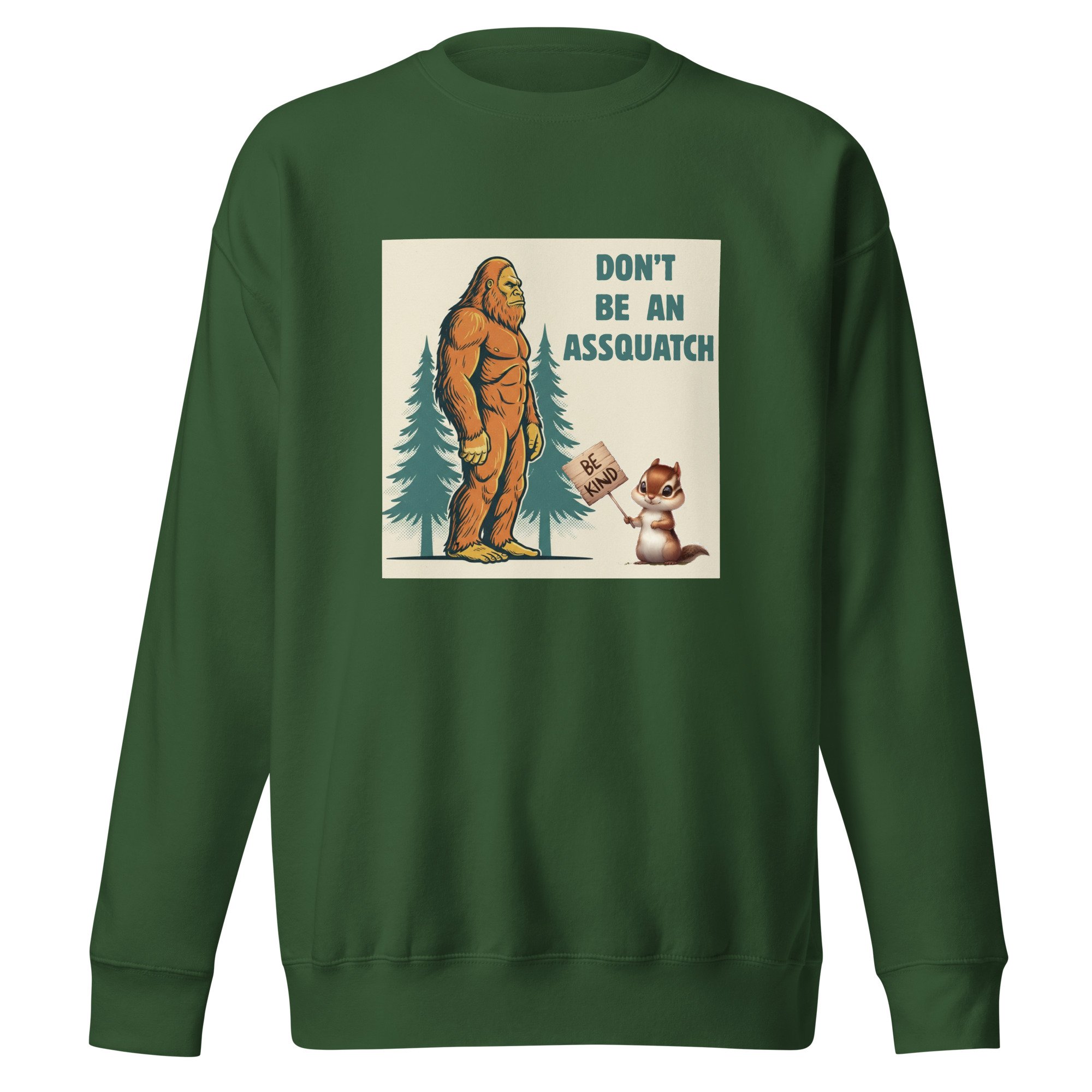 Sasquatch, Assquatch (v1) Unisex Premium Sweatshirt