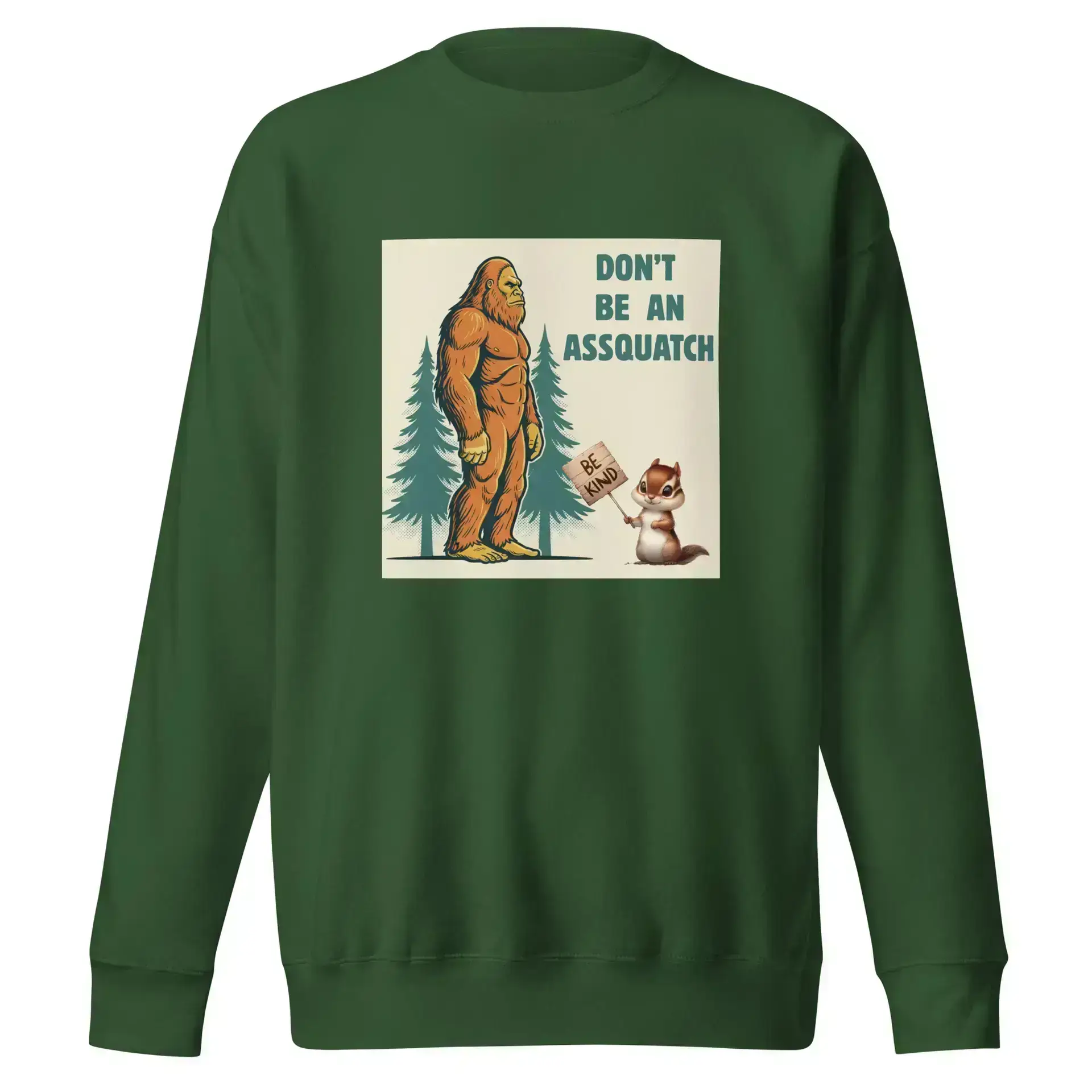 Sasquatch, Assquatch (v1) Unisex Premium Sweatshirt