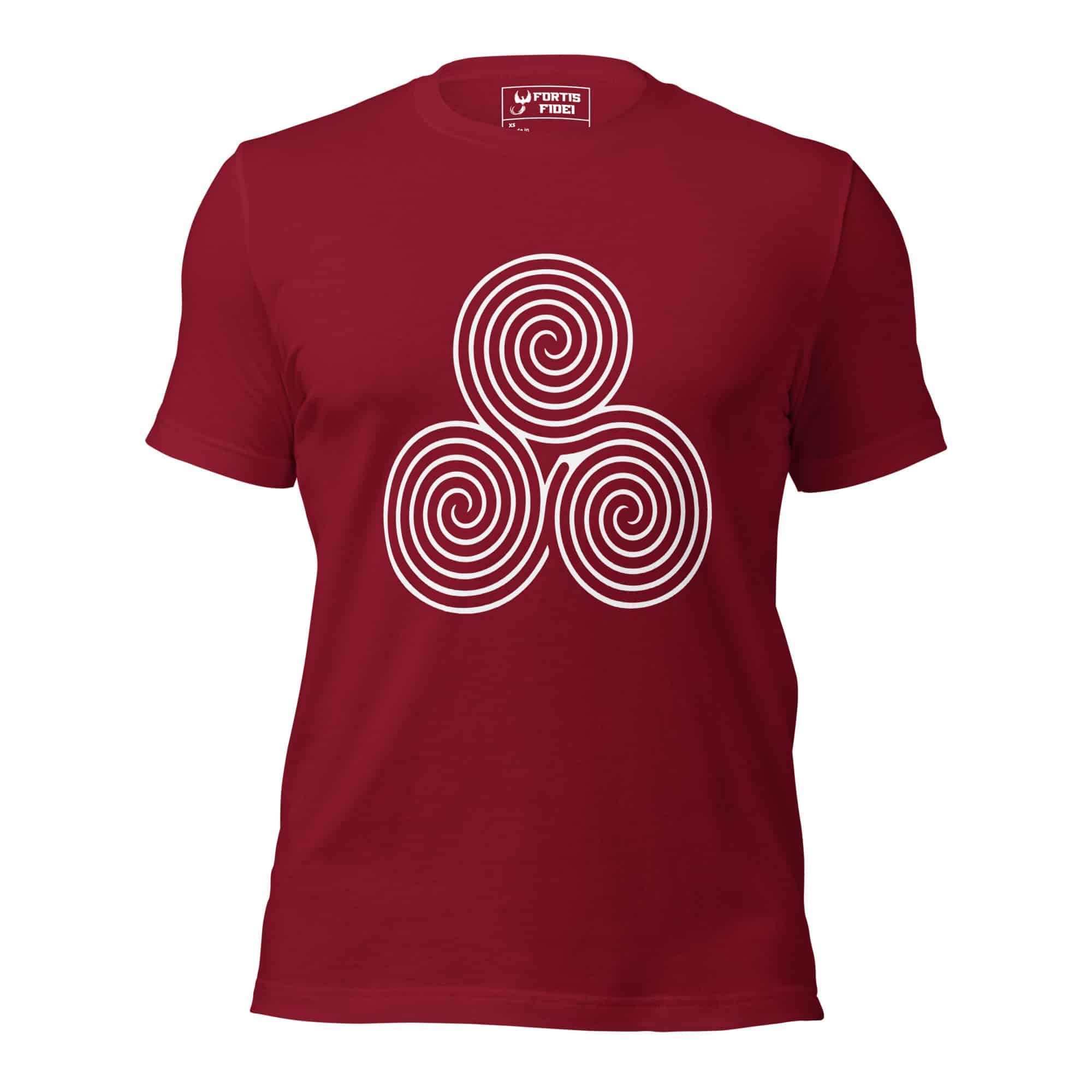 labyrinth triple spiral labyrinth Unisex t-shirt