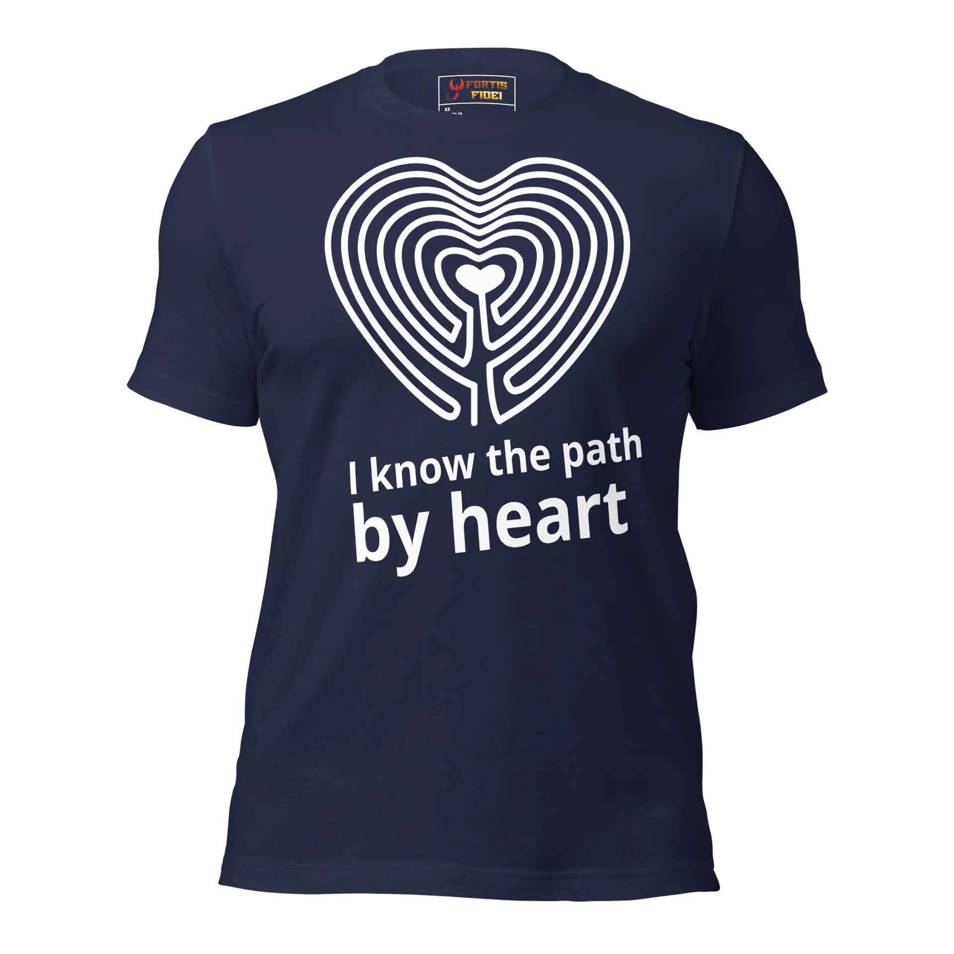 Labyrinth heart labyrinth I know the path by heart Unisex t-shirt