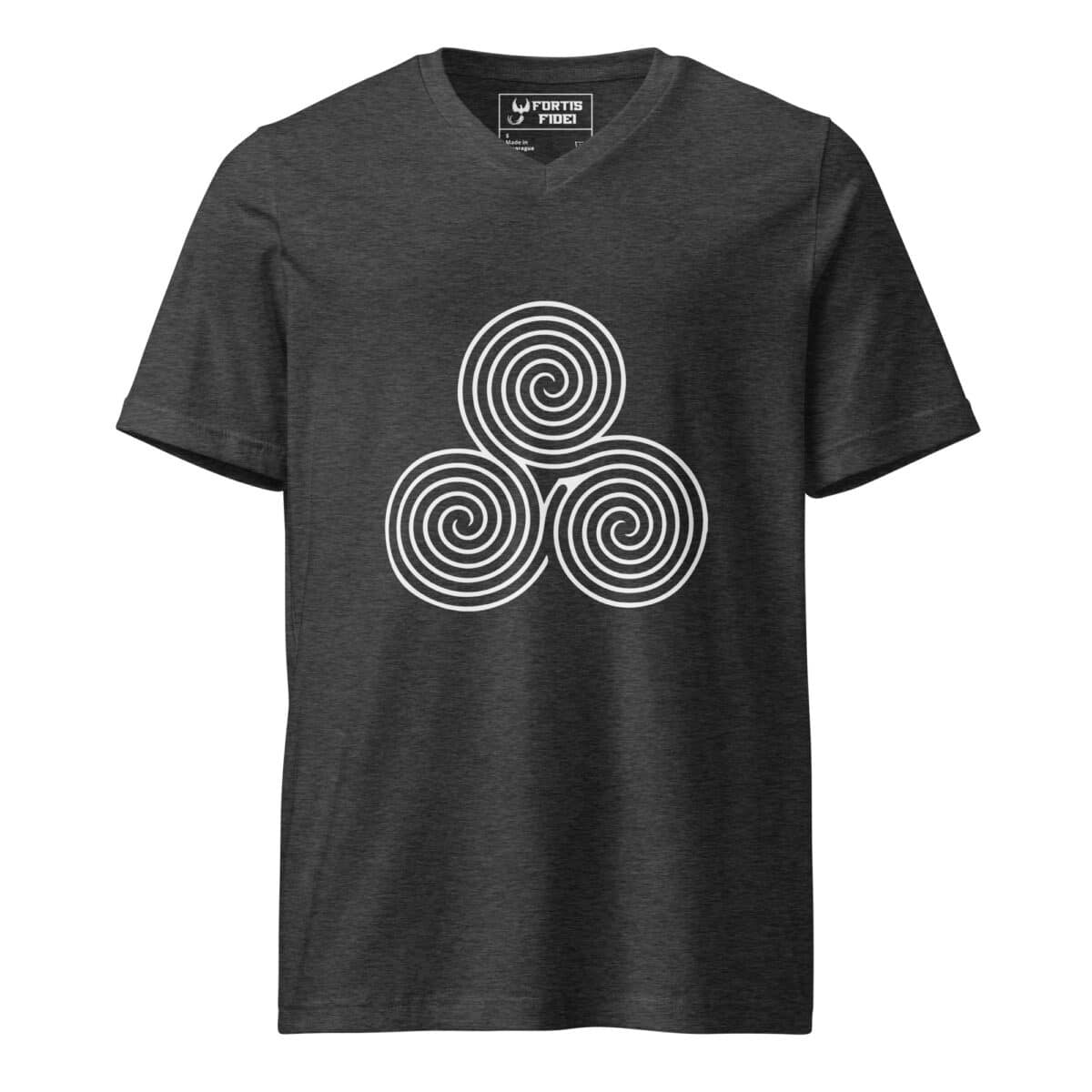 labyrinth triple spiral labyrinth Unisex Short Sleeve V-Neck T-Shirt