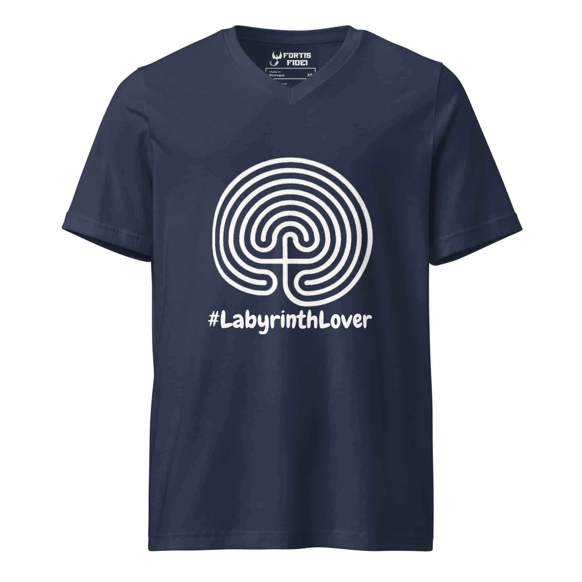 labyrinth classical labyrinth #labyrinthlover Unisex Short Sleeve V-Neck T-Shirt