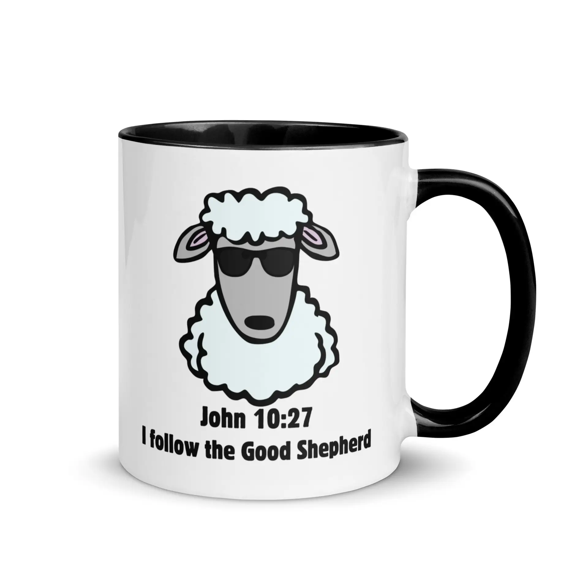 John 10:27 Cool Shepherd Mug with Color Inside