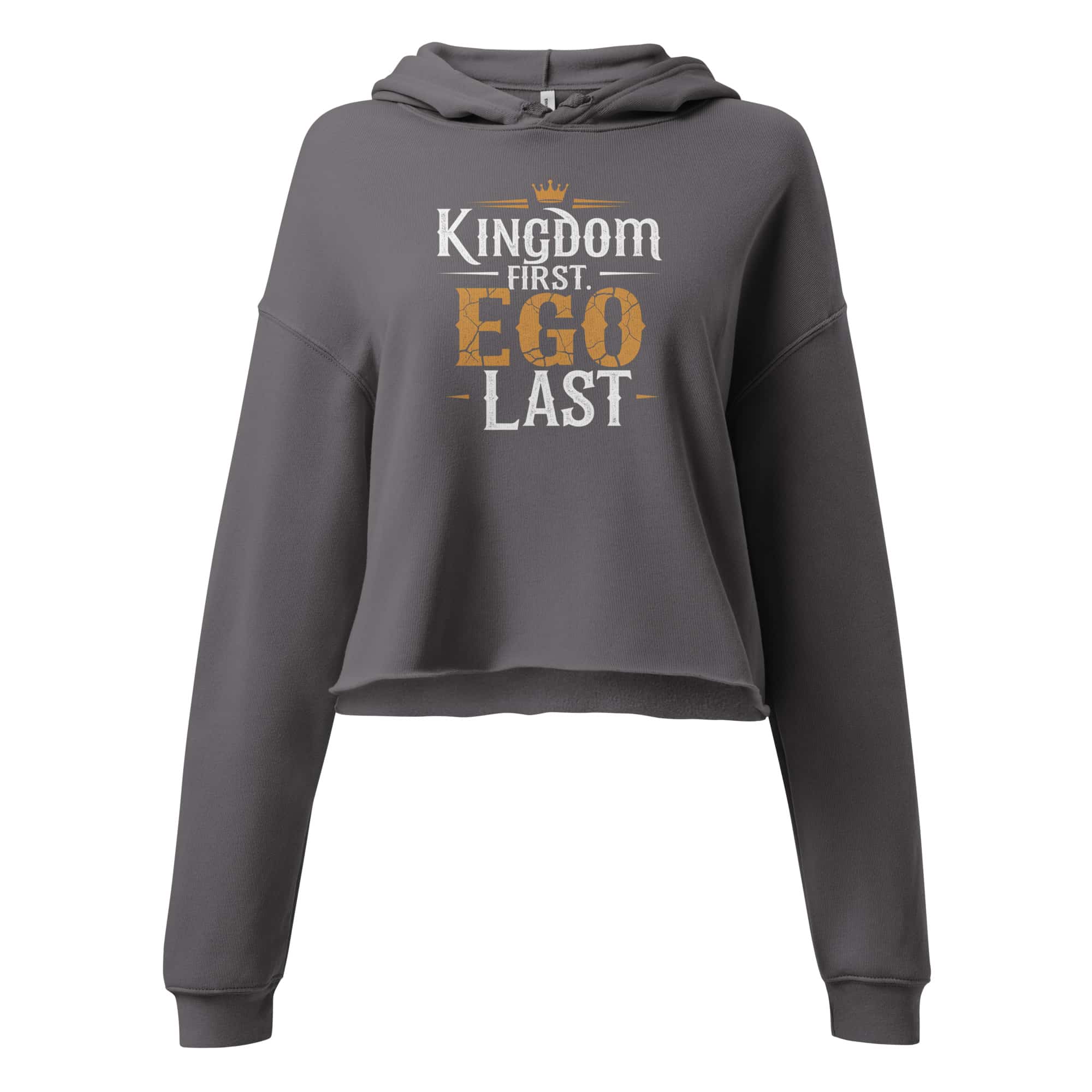 Kingdom First, Ego Last Crop Hoodie