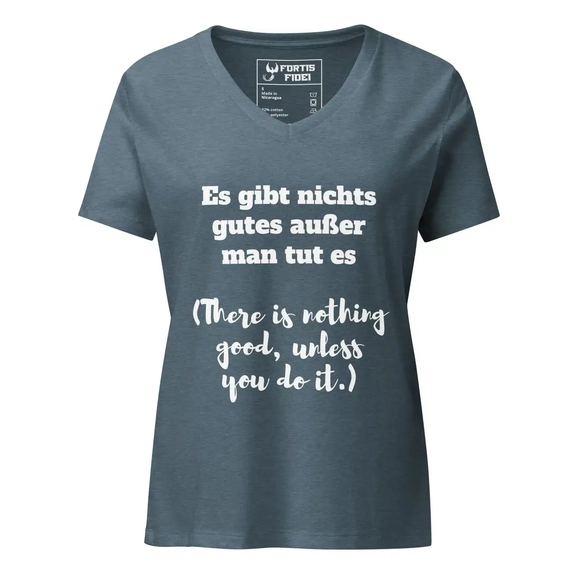 Nothing Good Women's Relaxed V-Neck T-Shirt