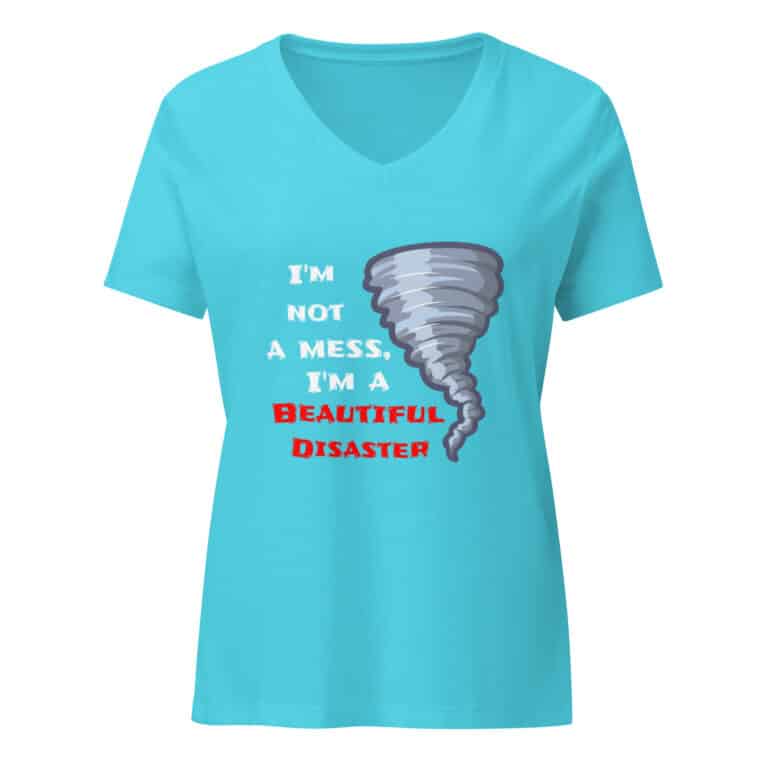 womens-relaxed-v-neck-t-shirt-turquoise-front-6995efb45e86e