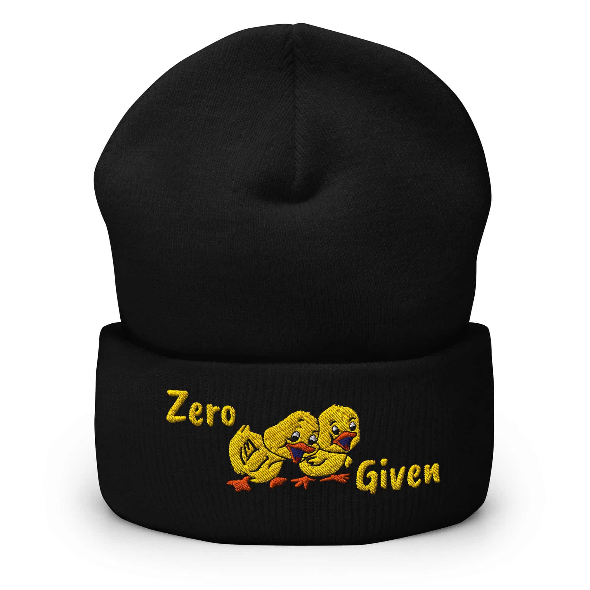 Zero Ducks Given Cuffed Beanie