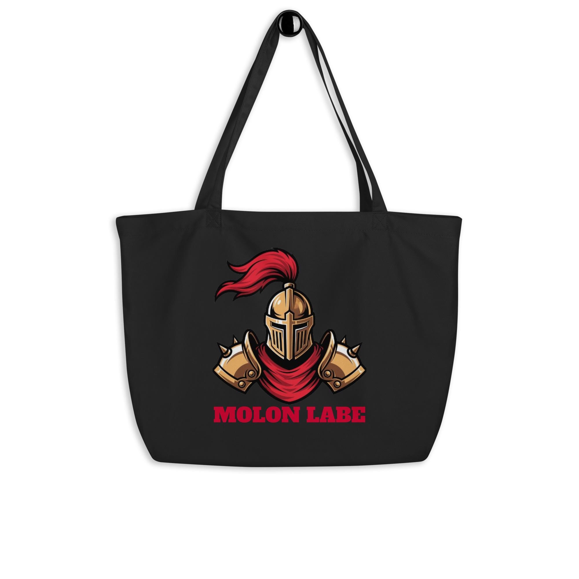 Molon Labe Paladin Large organic tote bag