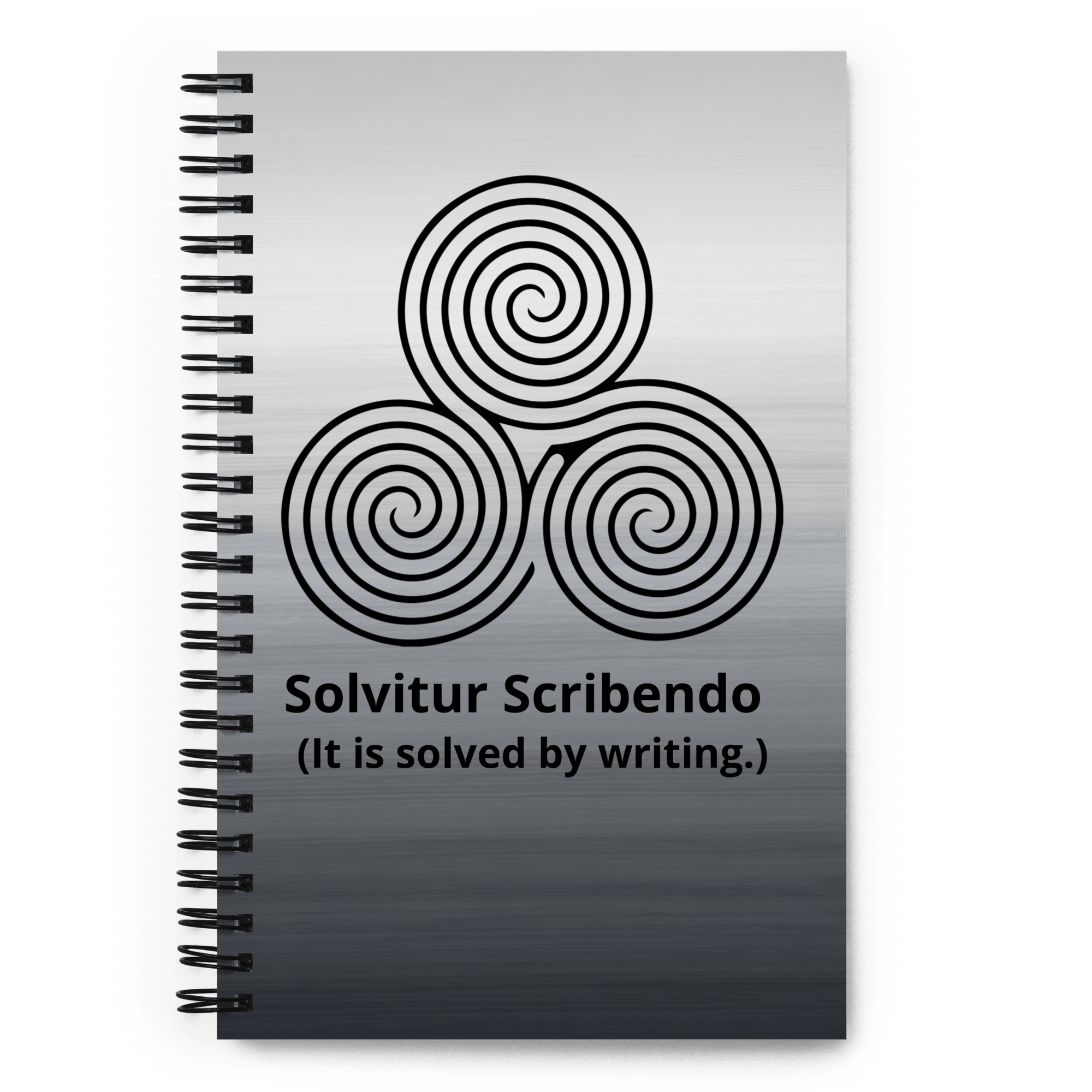 labyrinth triple spiral labyrinth solvitur scribendo Spiral notebook